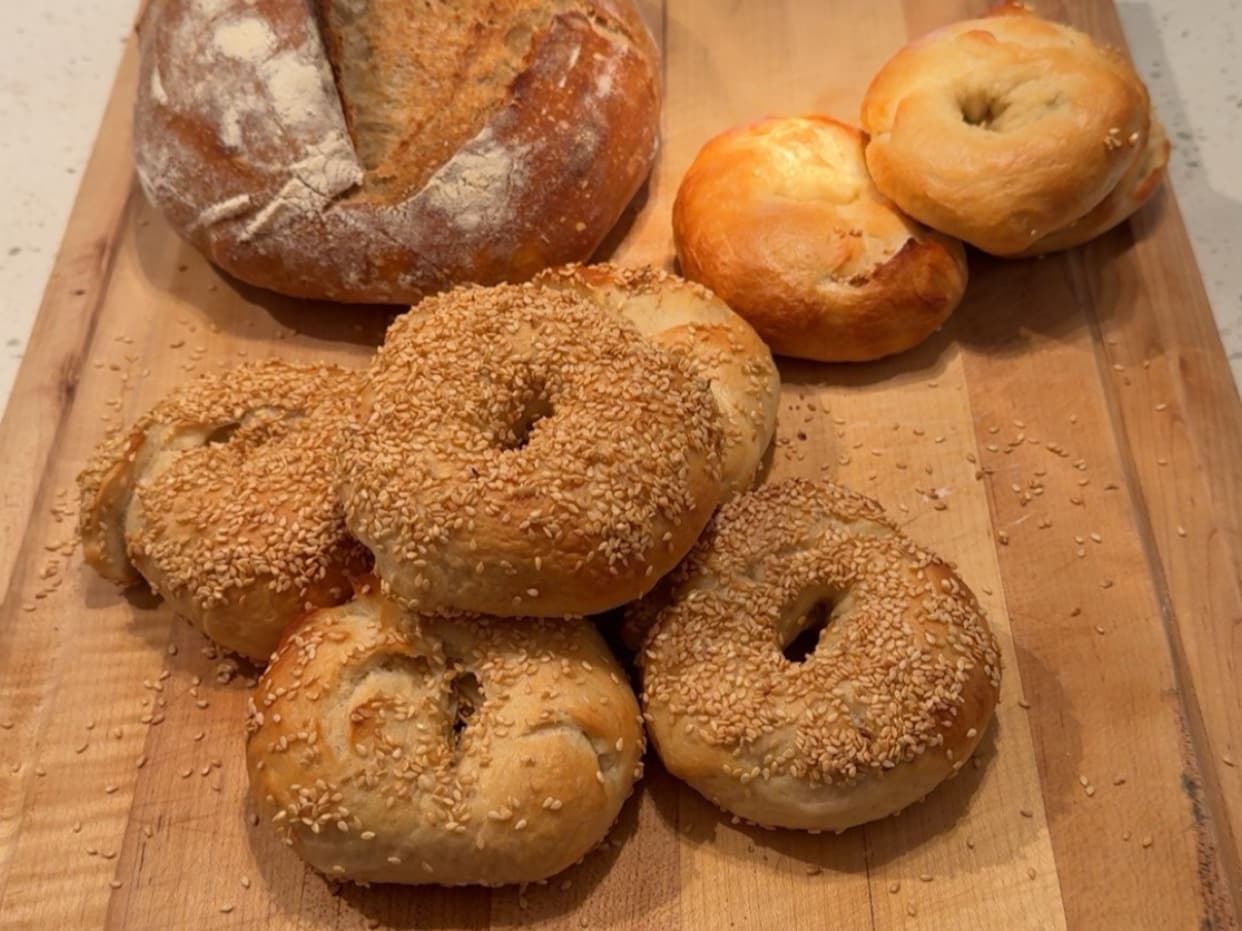 Sourdough Bagels